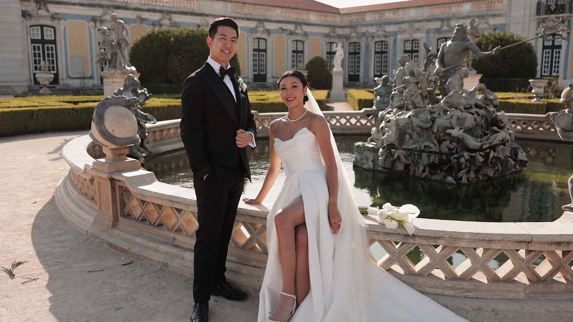 Days of love and happiness, wedding at Queluz Palace