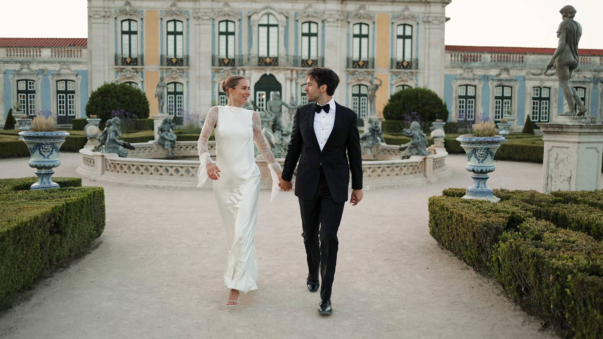 Classic meets Party wedding at Palacio de Queluz